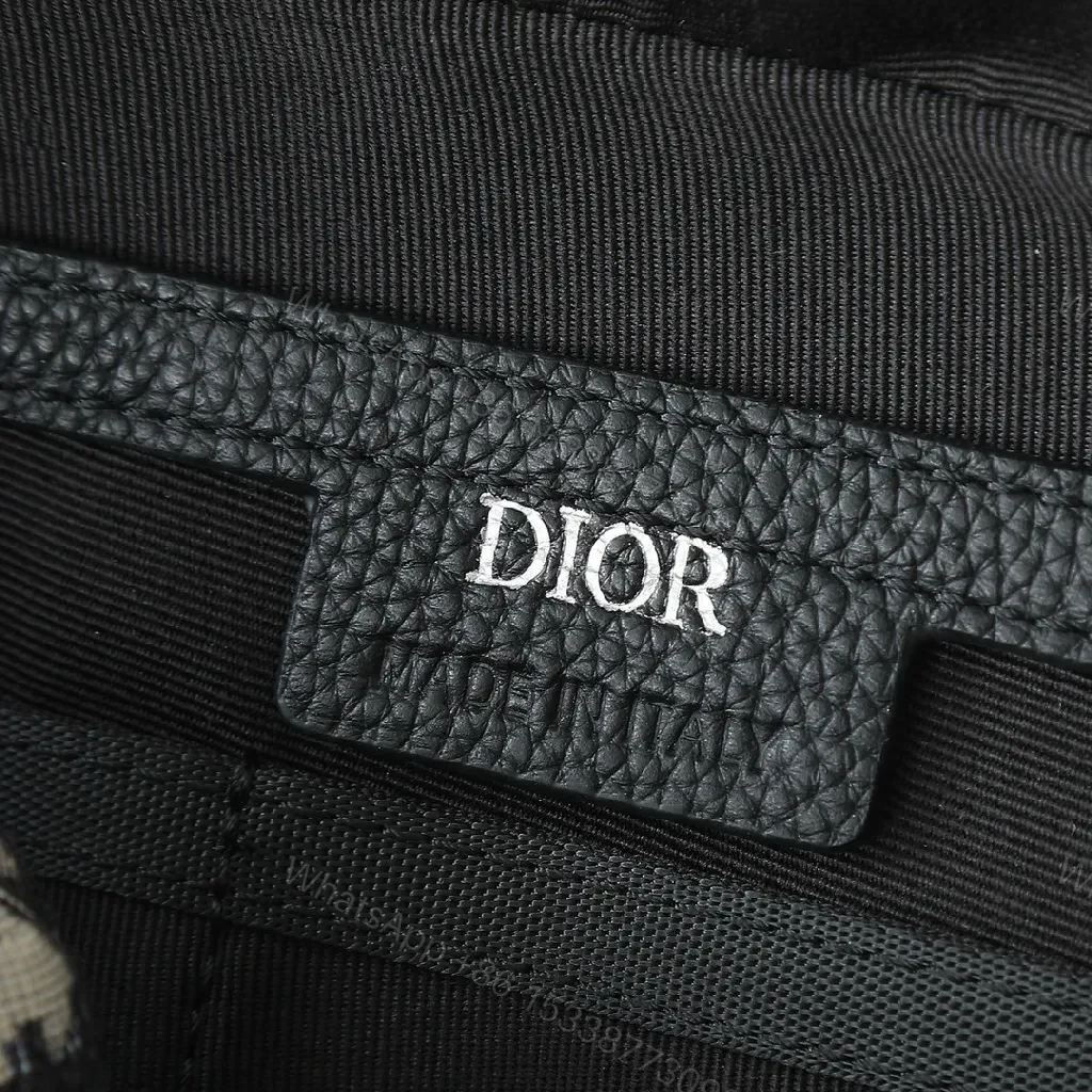 View 4 of Textured Monogram Mini Bag – City Chic, Compact Leatherette Carryall