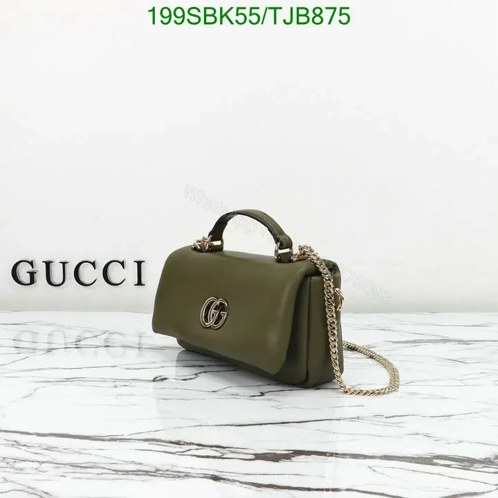 View 58 of Gucci Rosso Ancora Red Leather Mini Top Handle Bag HG258