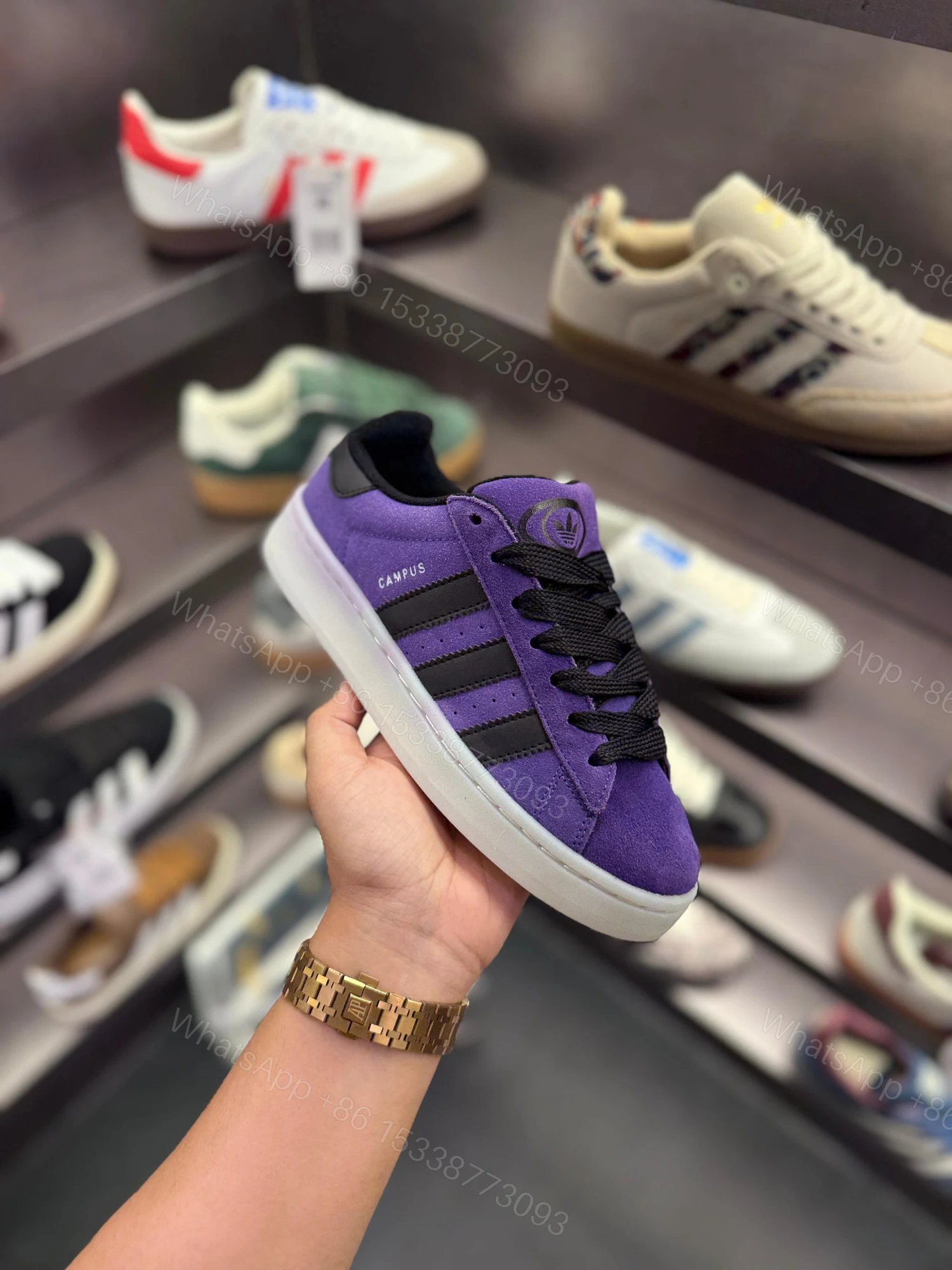 View 5 of ADIDAS ORIGINALS CAMPUS PURPLE FOR WOMAN
