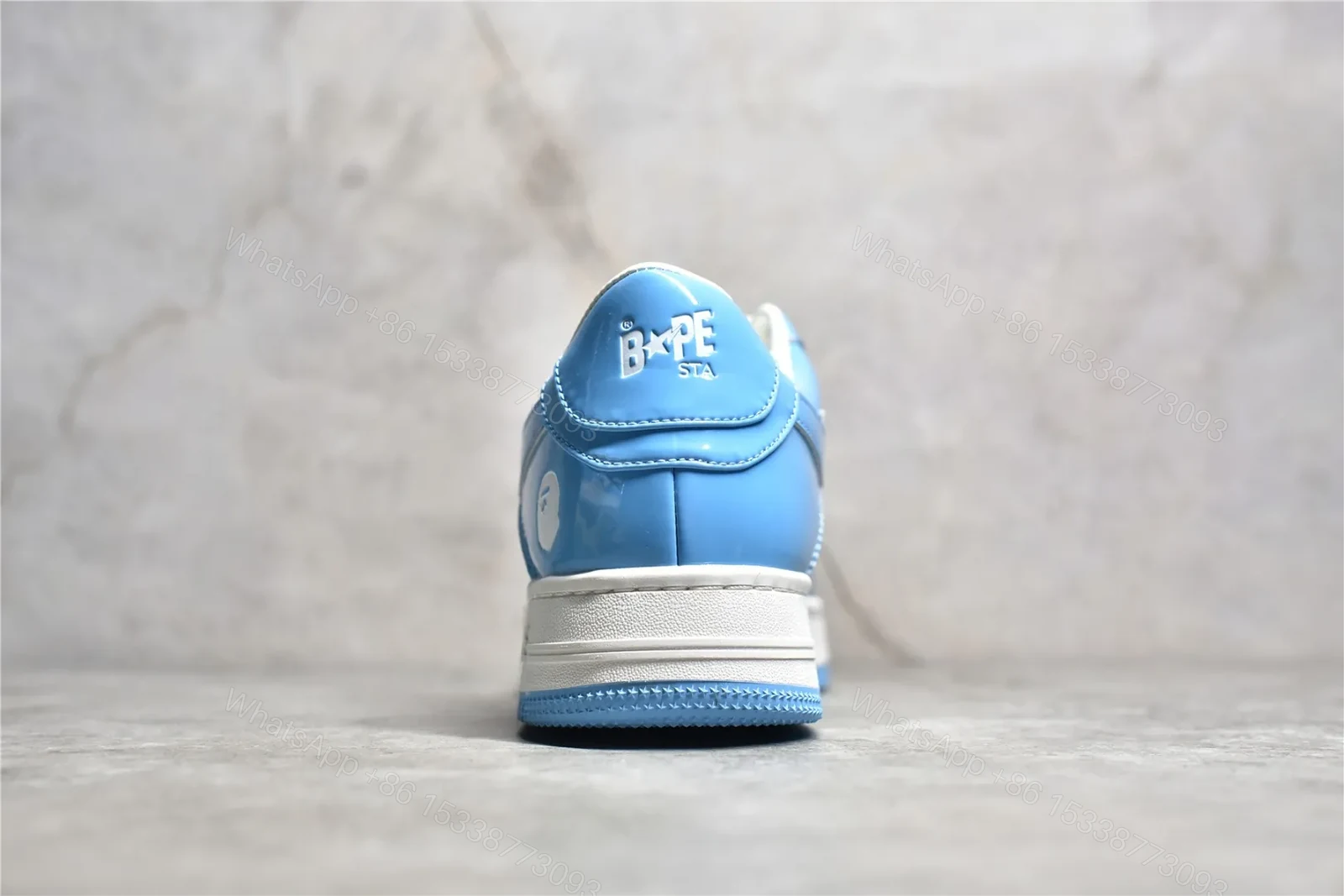 View 6 of Bapesta Blue White Reps