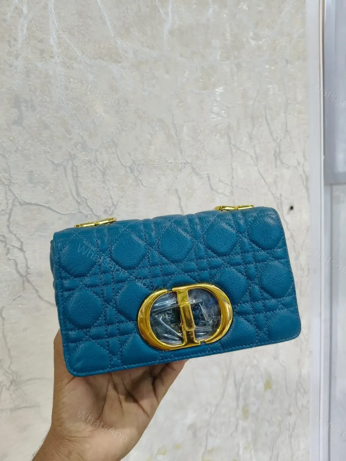 DIOR Caro Leather Handbag — view 1