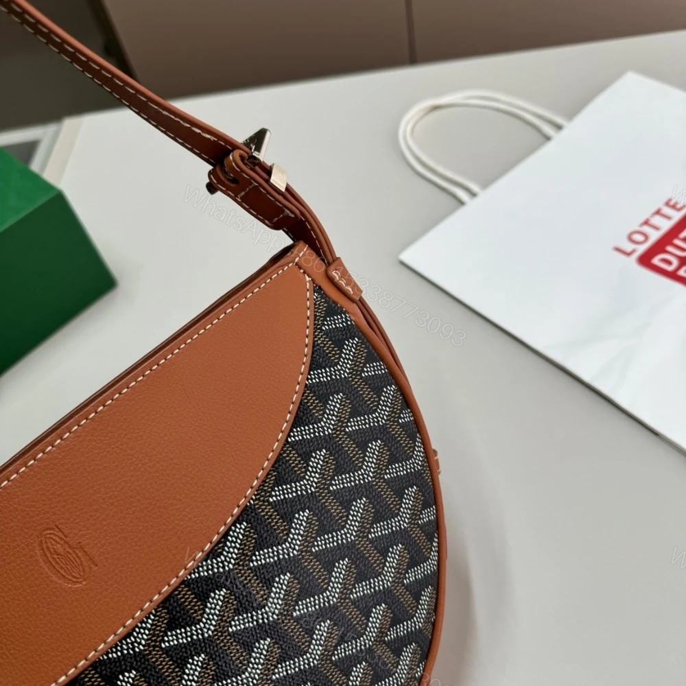 View 6 of GOYARD HIRONDELLE BAG BLACK AND TAN 24CM HIRONDPMLTY01CL03P