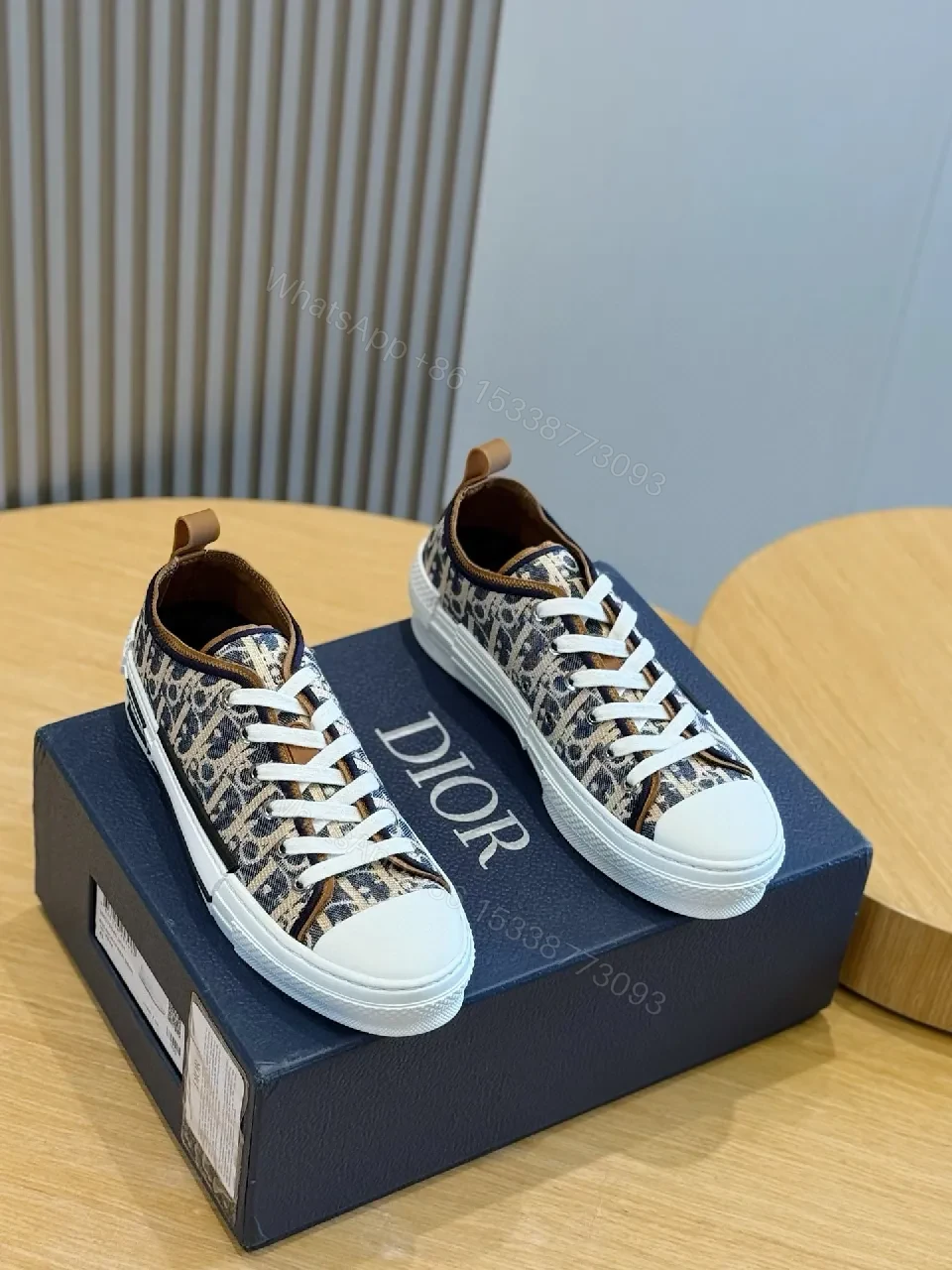 Patterned Low-Top Sneaker: Luxury Daily Comfort — view 1