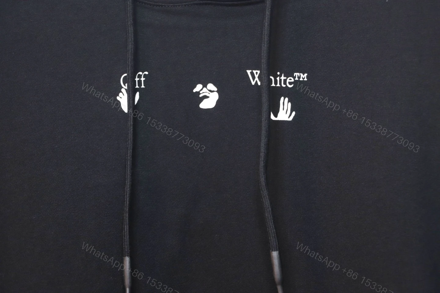 View 3 of Off-white Red and Gray Melted Arrow Hoodie