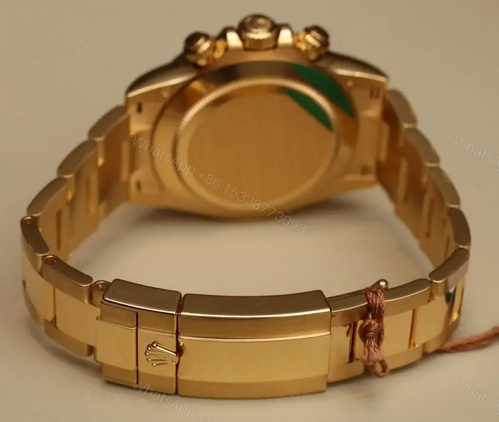 View 6 of Best Swiss Clone Replica Rolex Daytona Gold Black Dial