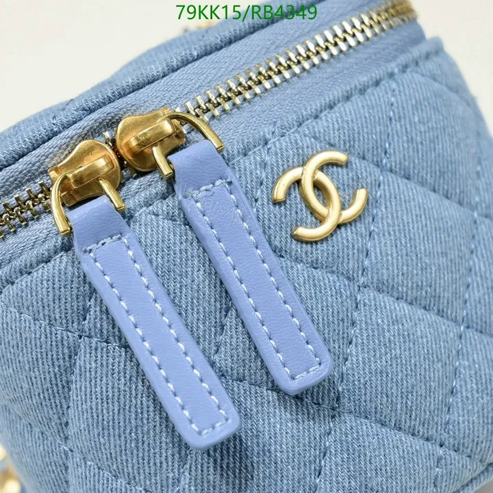View 6 of Chanel Mini Cube Pearl Crush Vanity Bag in Sky Blue GQ932 – Vibrant Color Expressions