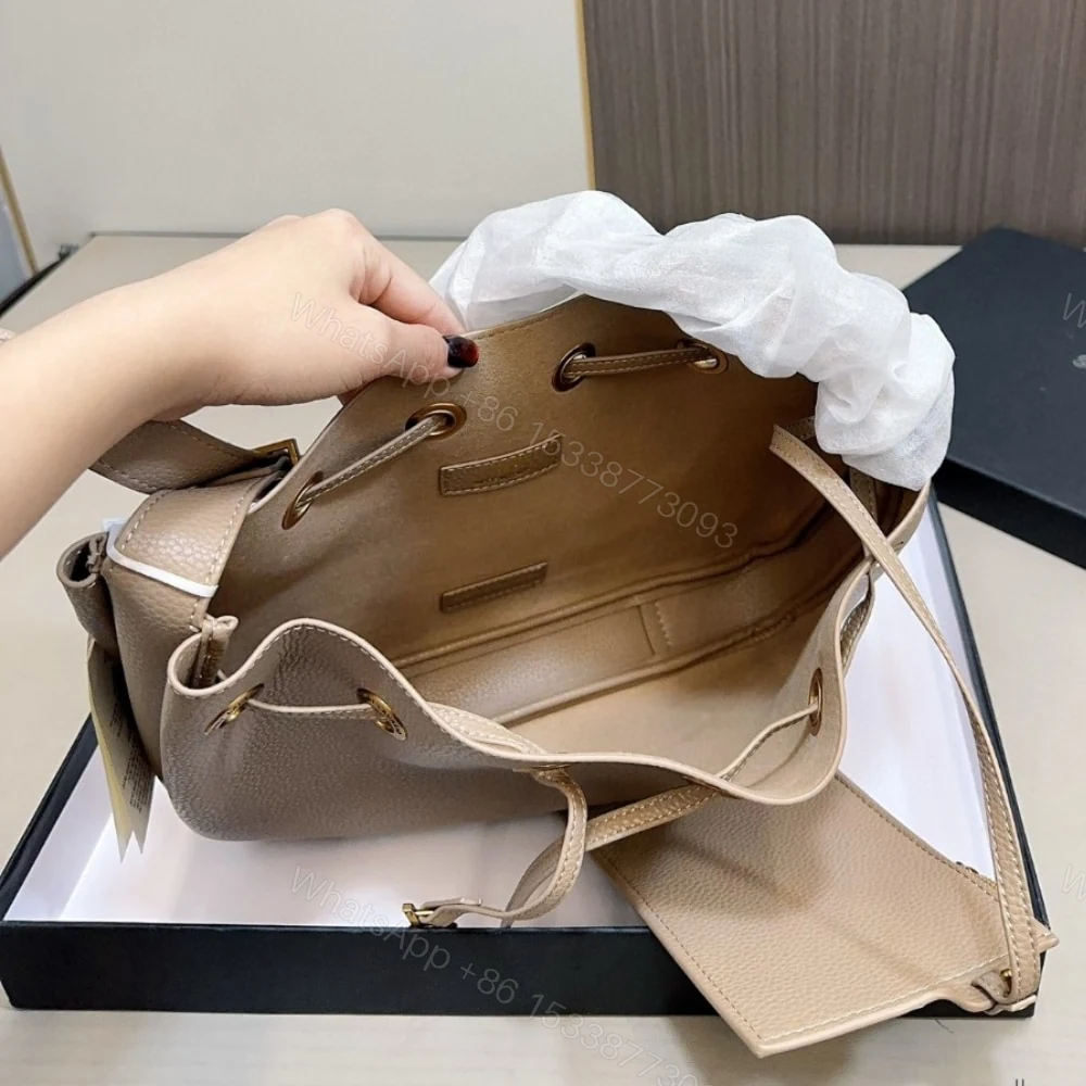View 4 of Saint Laurent Paris VII Hobo Bag Beige 30Cm