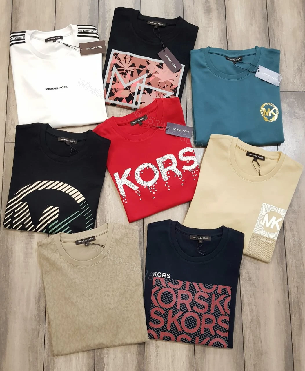 View 5 of FIRST COPY MICHAEL KORS IMPORTED ROUND NECK RUNNING SUMMER T-SHIRT
