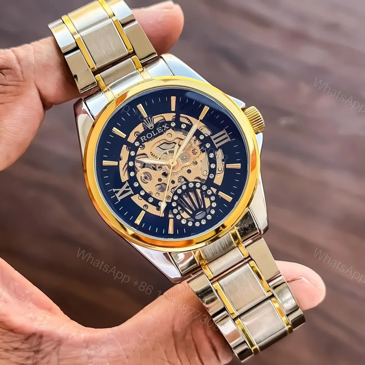 View 3 of Rolex Silver Golden Chain