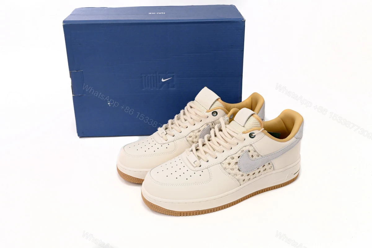 View 2 of Nike Air Force 1 Low '07 Premium NAI-KE Bamboo Weave FN0369-101