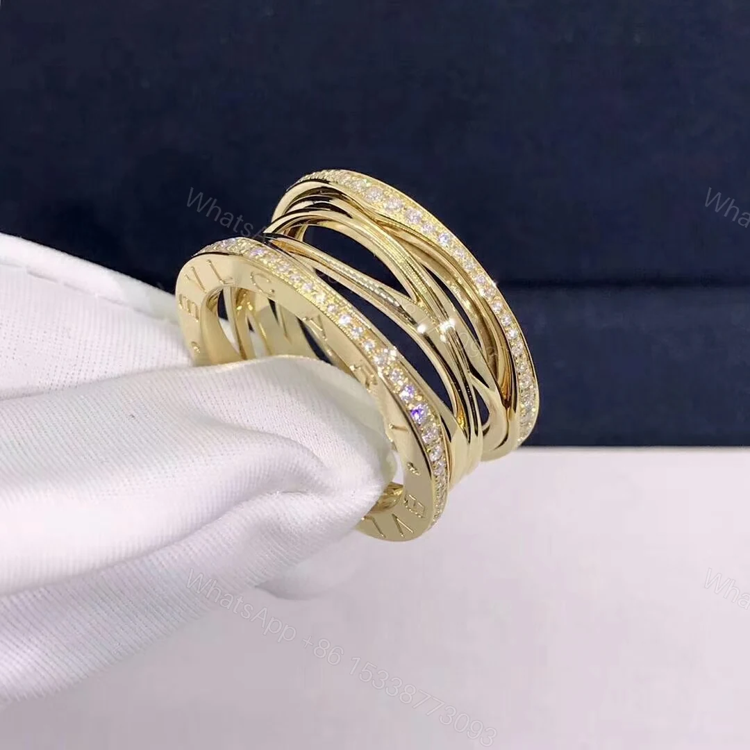 View 5 of Bvlgari B.zero1 Design Legend four-band Ring