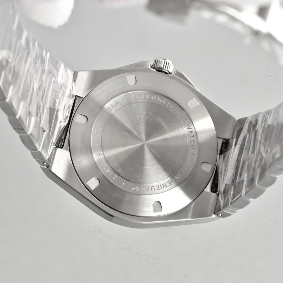 View 6 of IWC Ingenieur Yellow Replica 40MM Premium Steel Bracelet Edition RG-IWC-INGENIEUR-YELLOW-40
