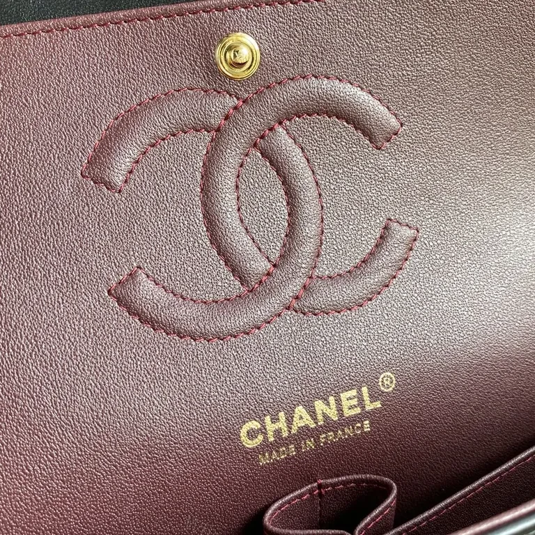 View 4 of Chanel Quilted Black Lambskin Flap Bag â€” Timeless Luxury