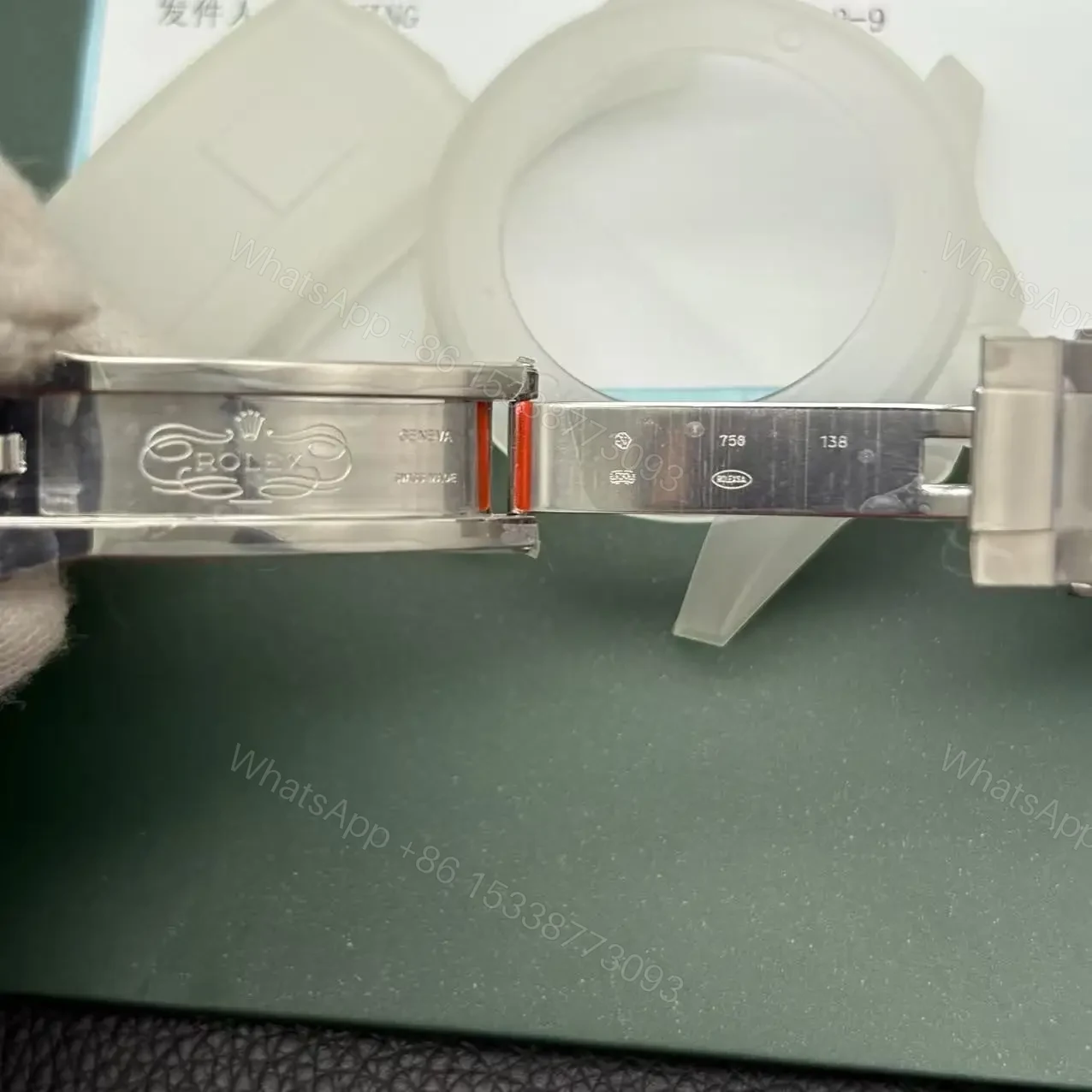 View 16 of Replica Rolex YACHT-MASTER 42 White gold 2022
