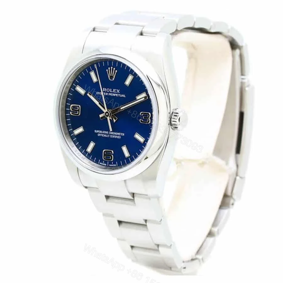 View 2 of Rolex Air-King 114200-0014 Super Clone : 34mm Blue Dial Stainless Steel