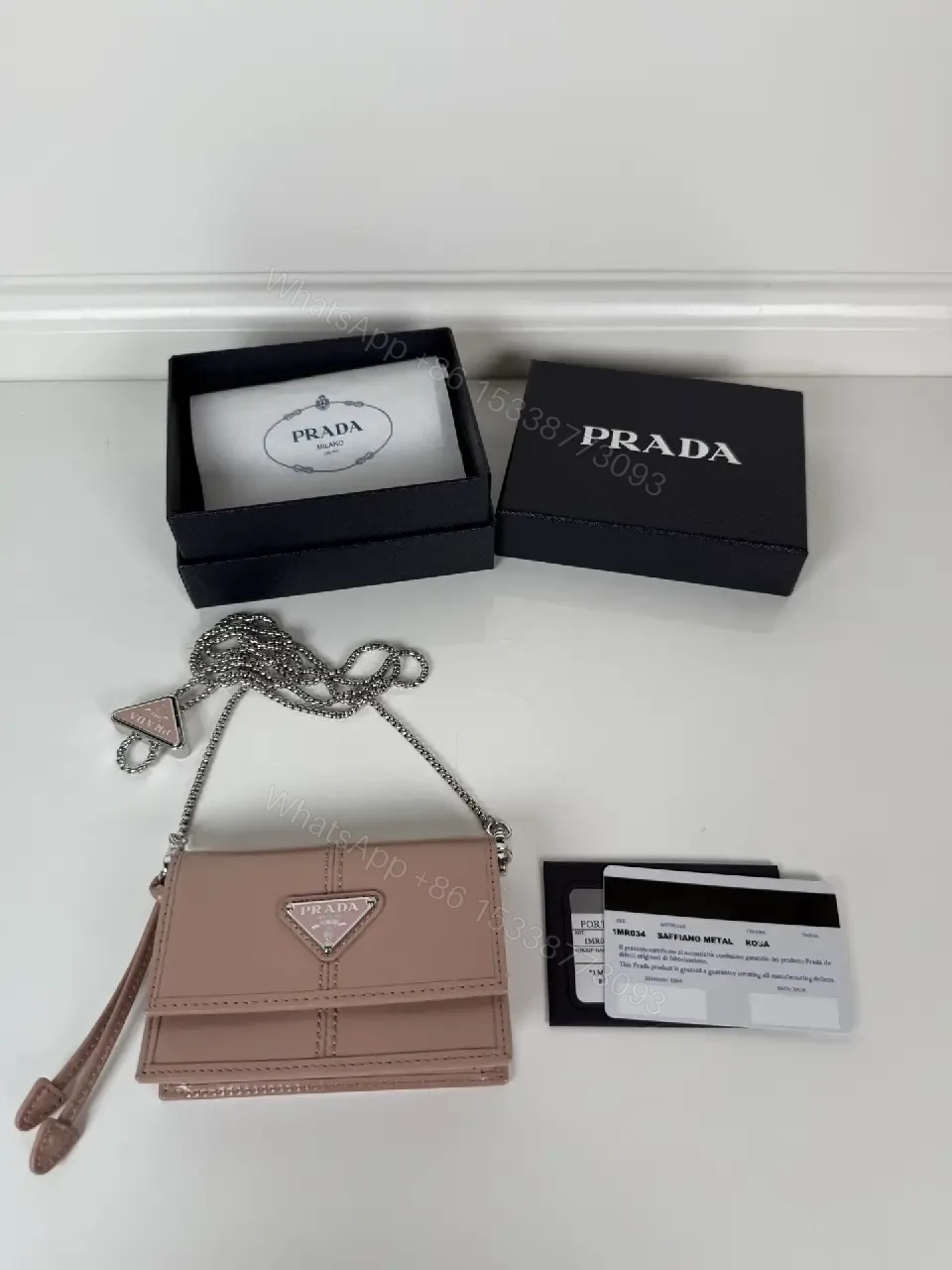 View 6 of Blush Leather Mini Bag: Chic, Logo-Free, Crossbody Ready