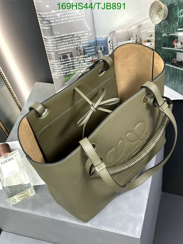View 9 of Loewe Small Anagram Tote in Brown Classic Cowhide 011830