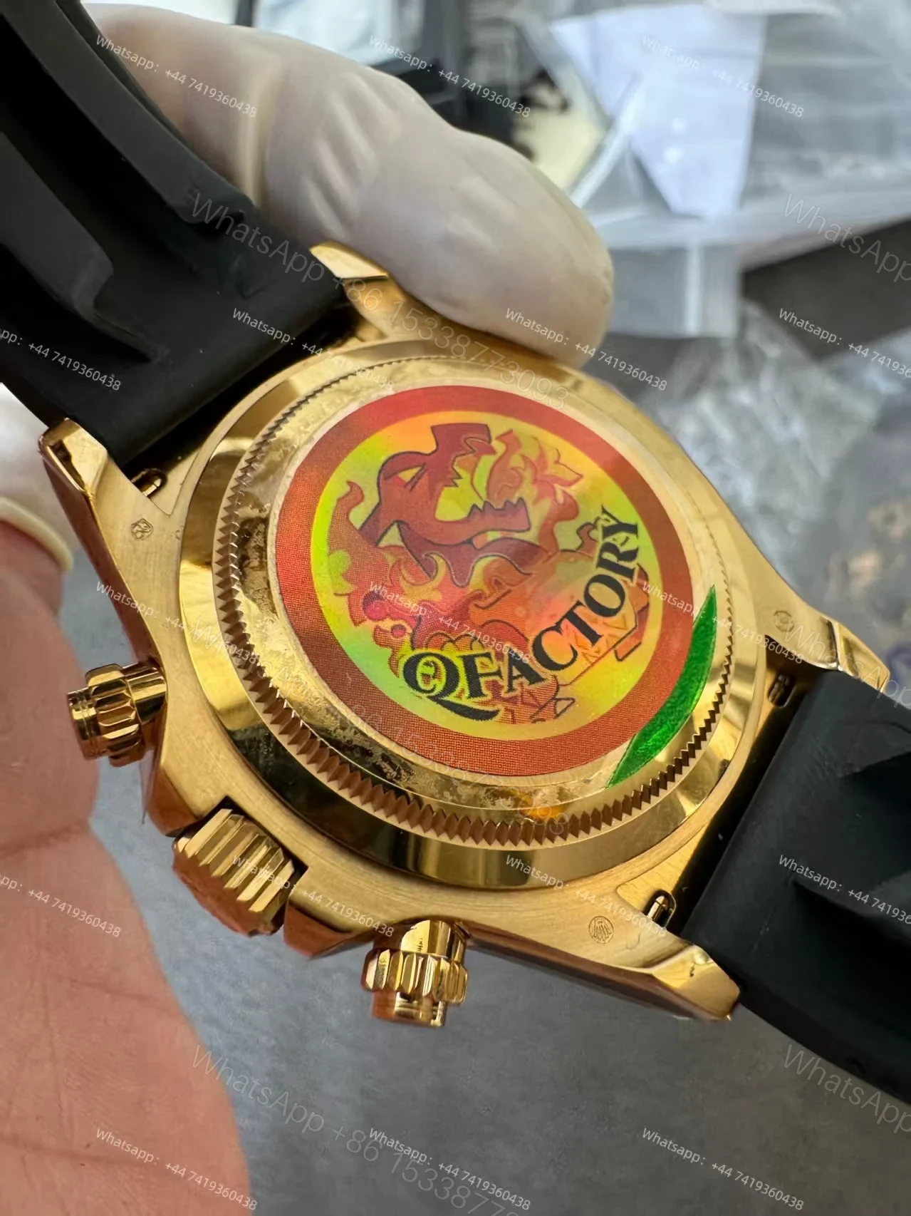 View 17 of Rolex Super Clone Daytona M126518LN-0016 18K Gold Meteorite Dial 4131 Movement