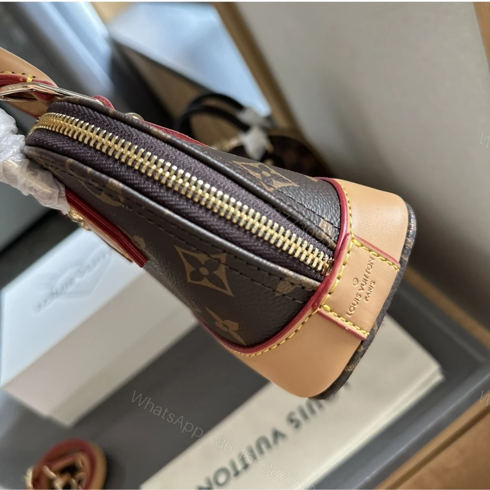 View 4 of Louis Vuitton Alma Nano Bag Monogram Brown 18Cm M82717