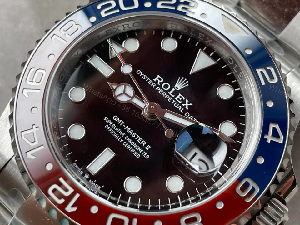 View 3 of Clean Factory 1:1 Rolex GMT-Master II 126710 BLRO PEPSI Blue/Red Best Edition Ceramic DD3285 CHS