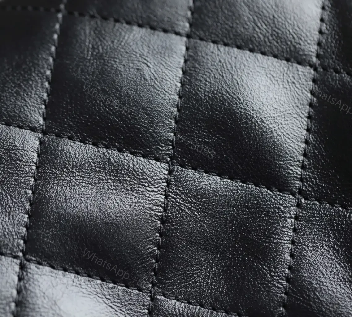 View 6 of Quilted Leather Crossbody: Luxe Chain-Detail Bag