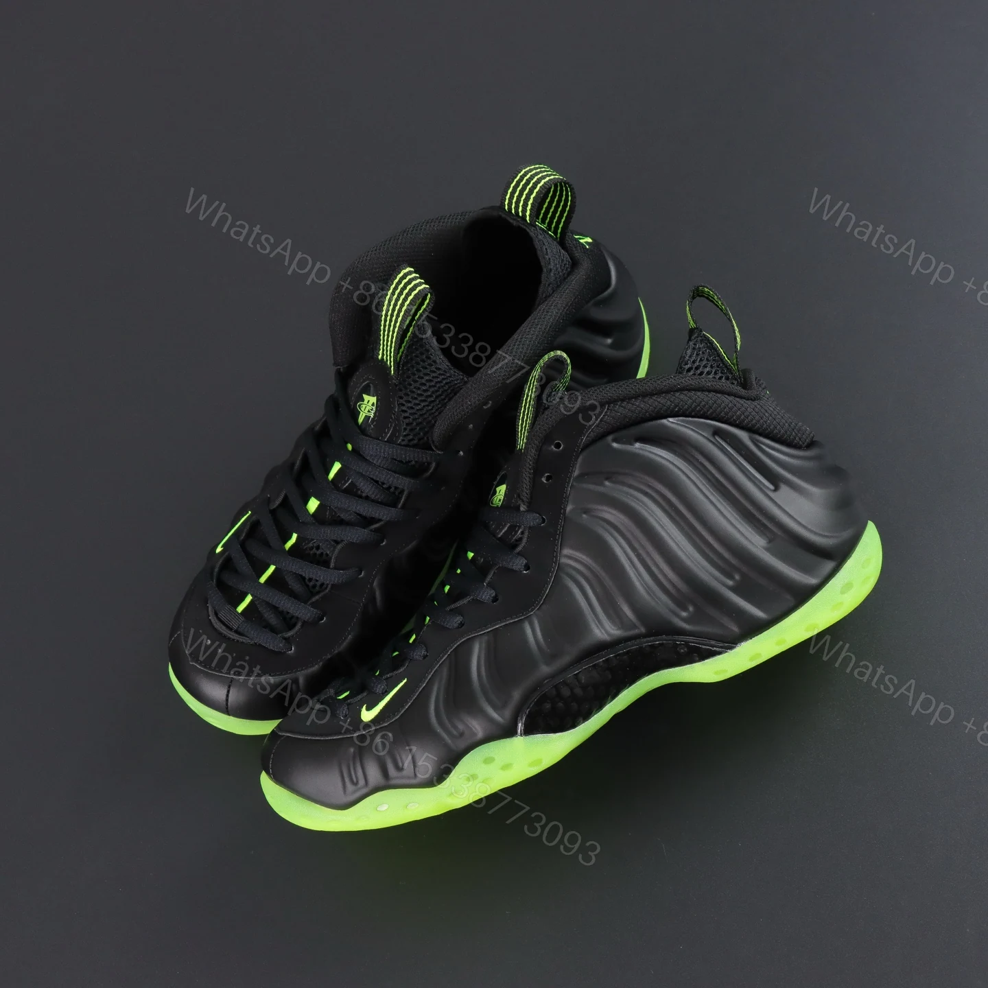View 8 of Foamposite One “’Green Gobin”