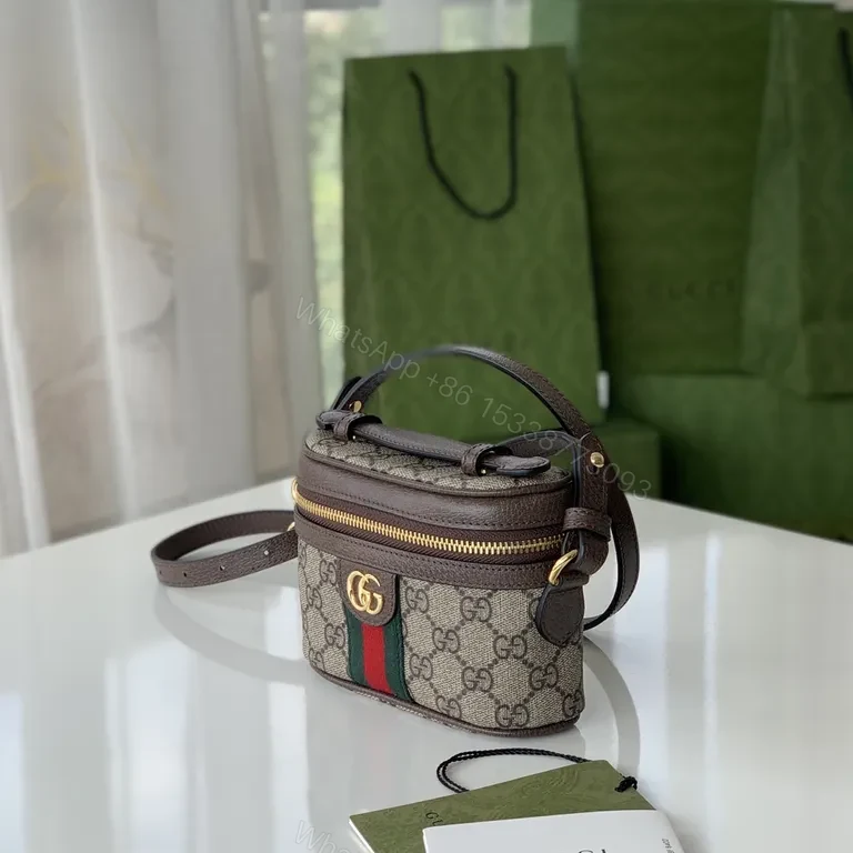 View 5 of Green-Gold GG Mini Crossbody: Compact Luxury Bag