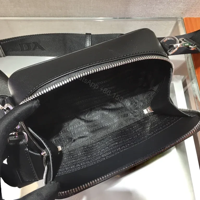 View 7 of Saffiano Crossbody: Prada Luxe Hands-Free Bag