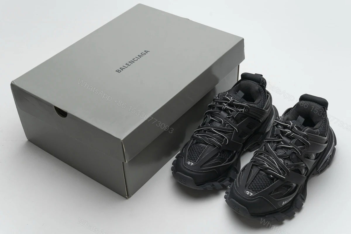 Balenciaga Track LED Black 555032 W1GB7 1000 — view 2