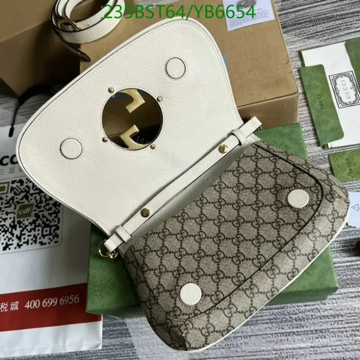 View 5 of Gucci Blondie GG Supreme Replica Crossbody Bag YB66542- Quality 1:1