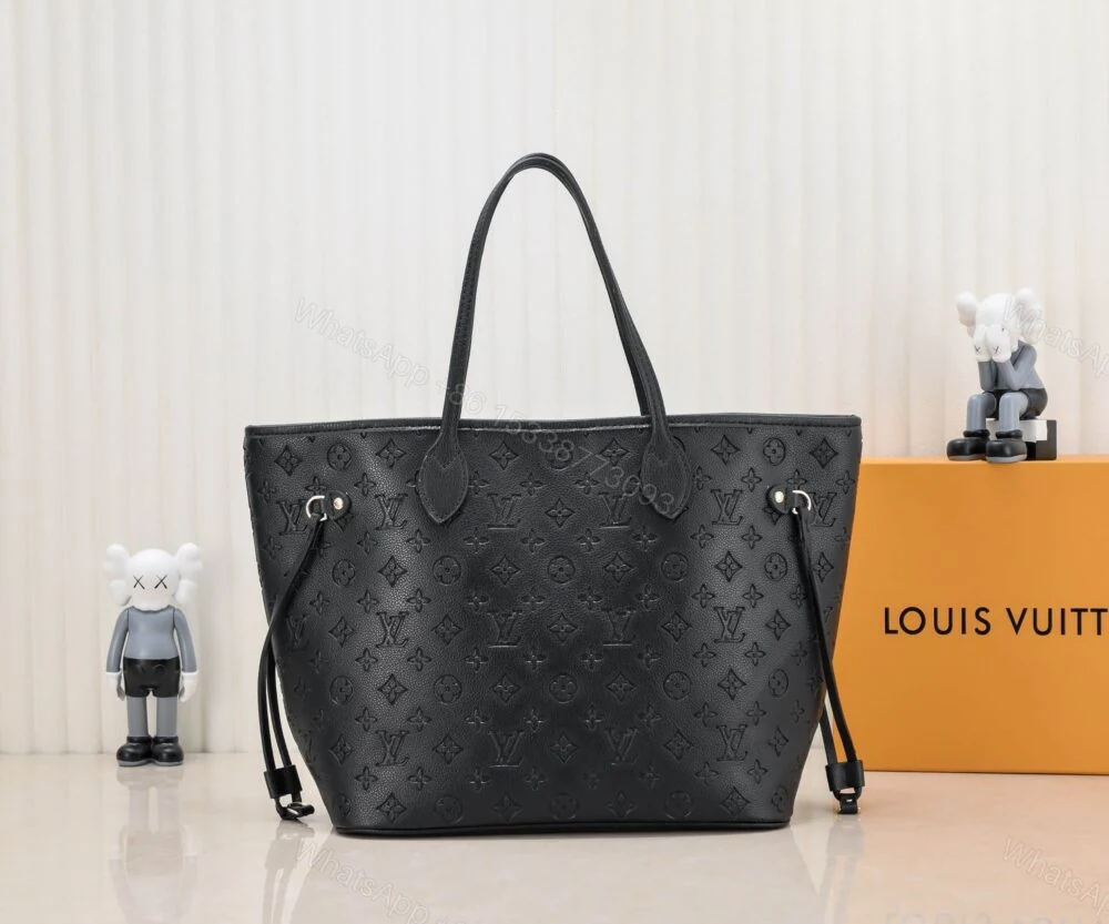 View 2 of Louis Vuitton Neverfull MM Monogram Empreinte Black 31Cm