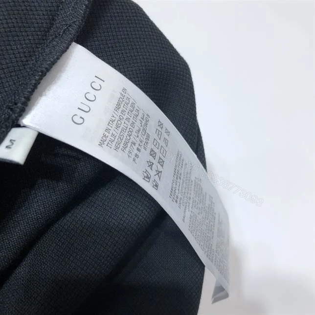 View 8 of Cotton piquet polo with Interlocking G – GC40