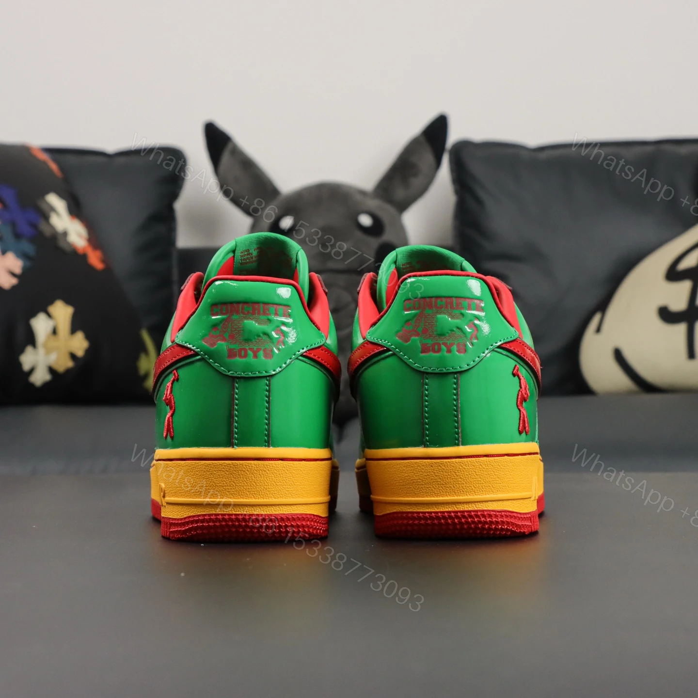View 6 of Air Force 1 Low Lil Yachty Concrete Boys Lucky Green Reps