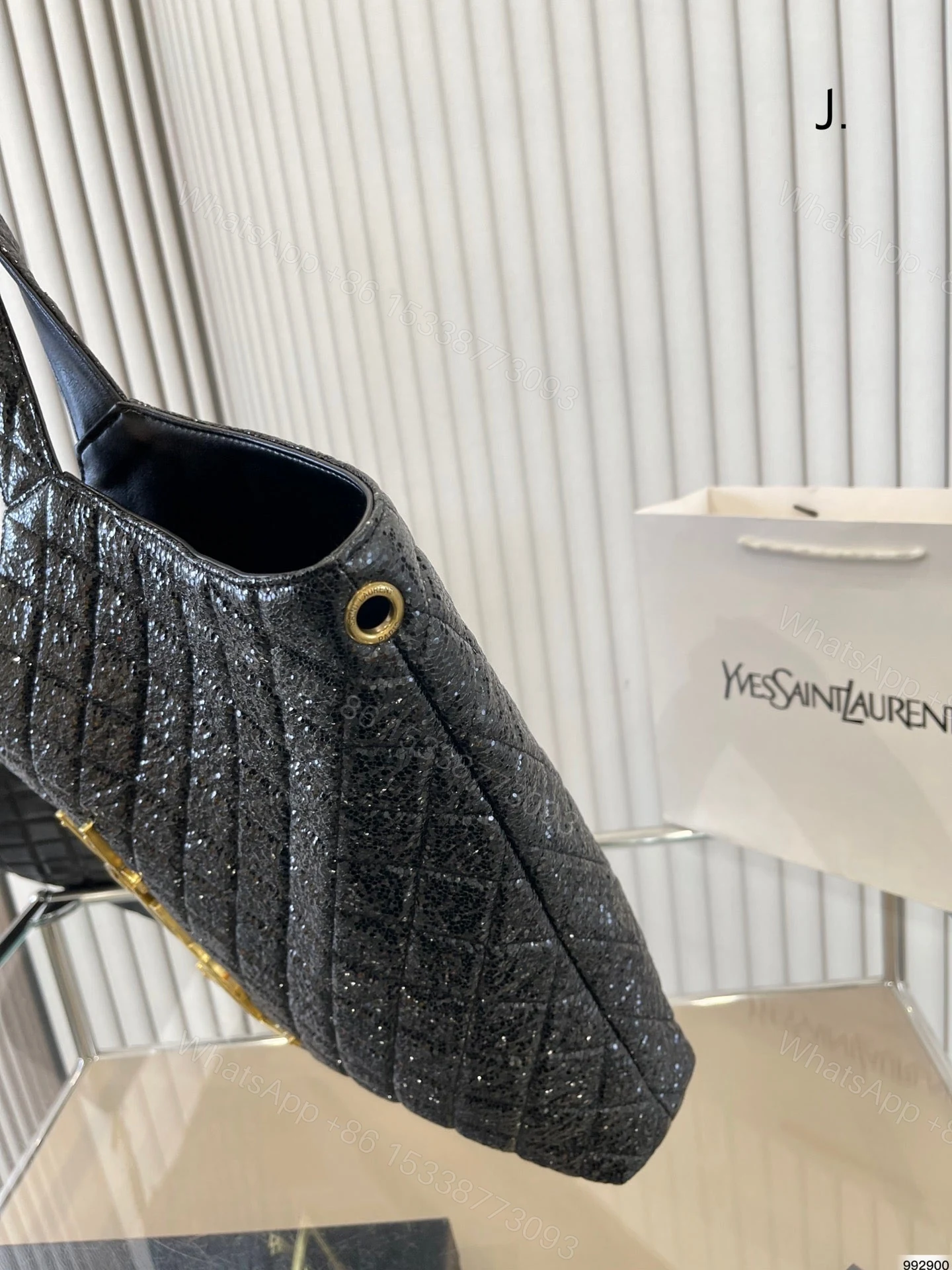 View 4 of Women Saint Laurent Icare Maxi Shopping Bag In Quilted