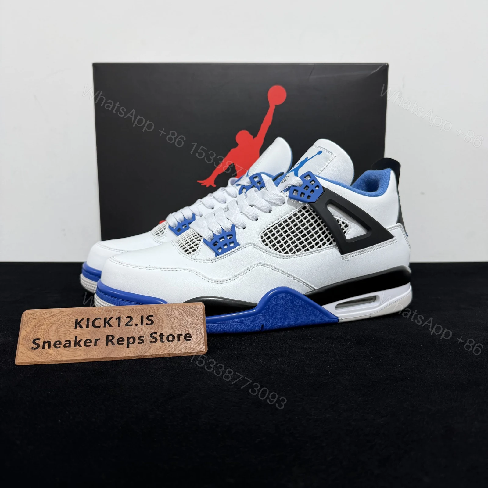 Air Jordan 4 Retro Motorsport Reps — view 1