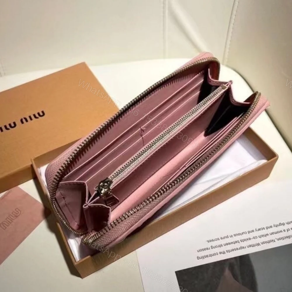 View 5 of MIUMIU MATELASSÉ NAPPA WALLET PINK 19CM