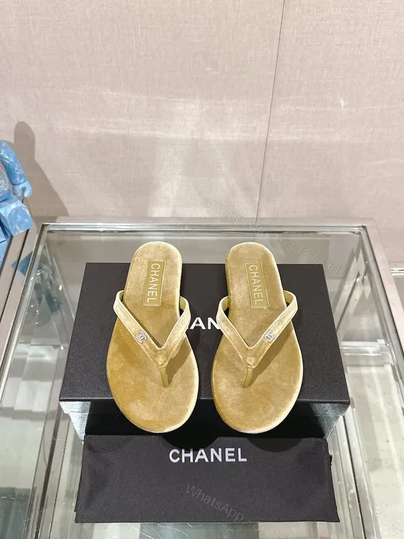 Velvet Chanel-Inspired Slides: Luxe Everyday Comfort — view 1