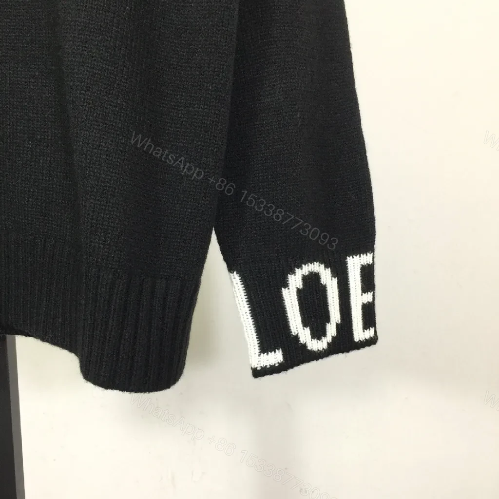 View 8 of Monochrome Black Knit — refined edge, premium warmth