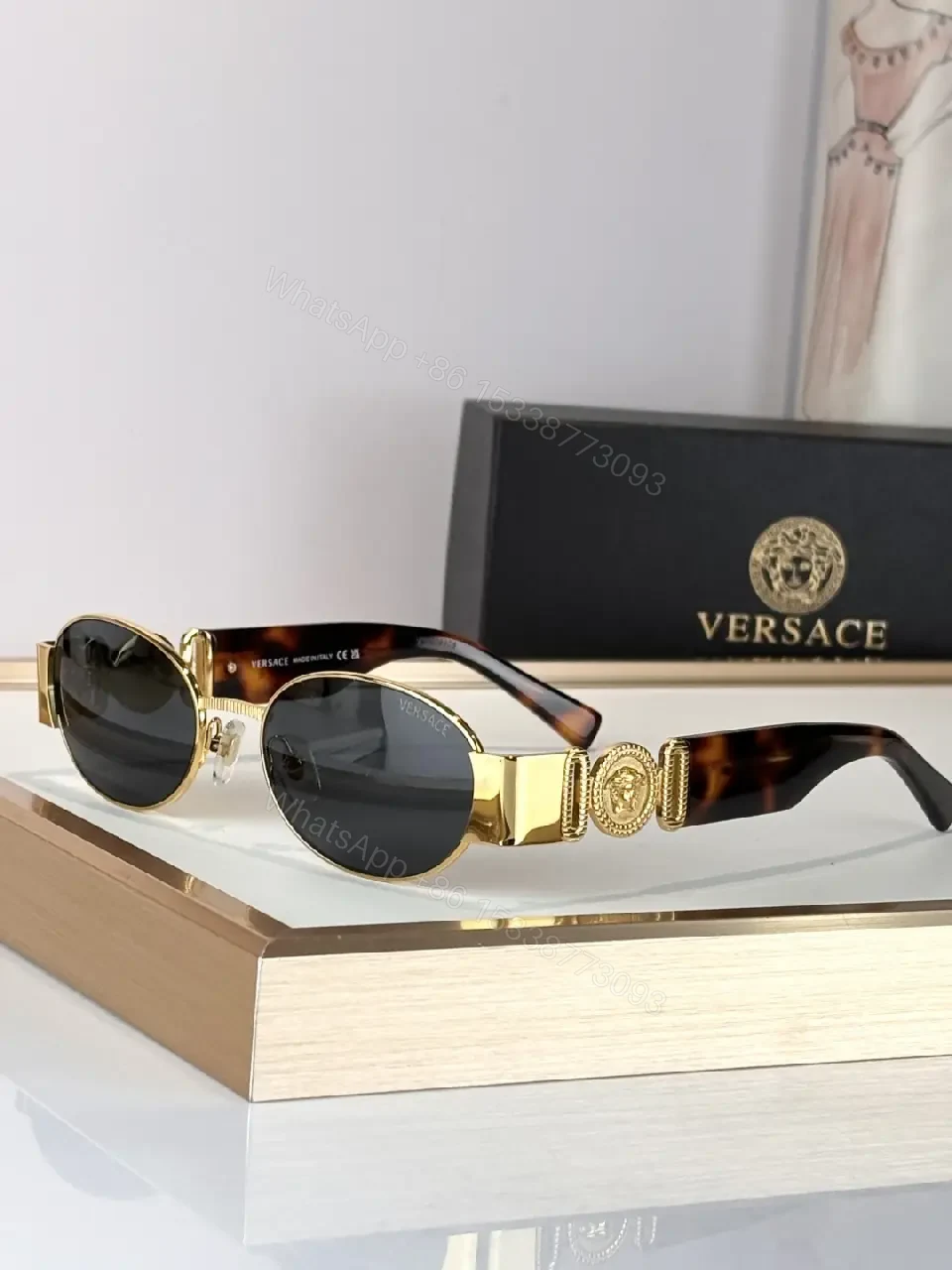 View 10 of Premium Sunglasses: Italian-Inspired Metal Frame, UV400 Lenses