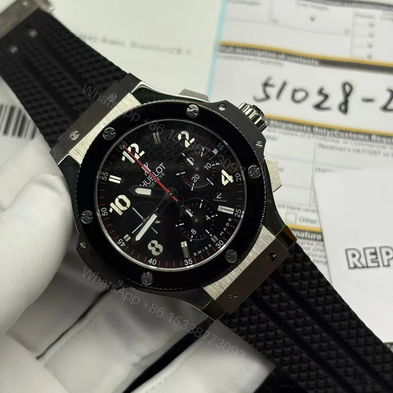 View 2 of Hublot Chronograph Replica
