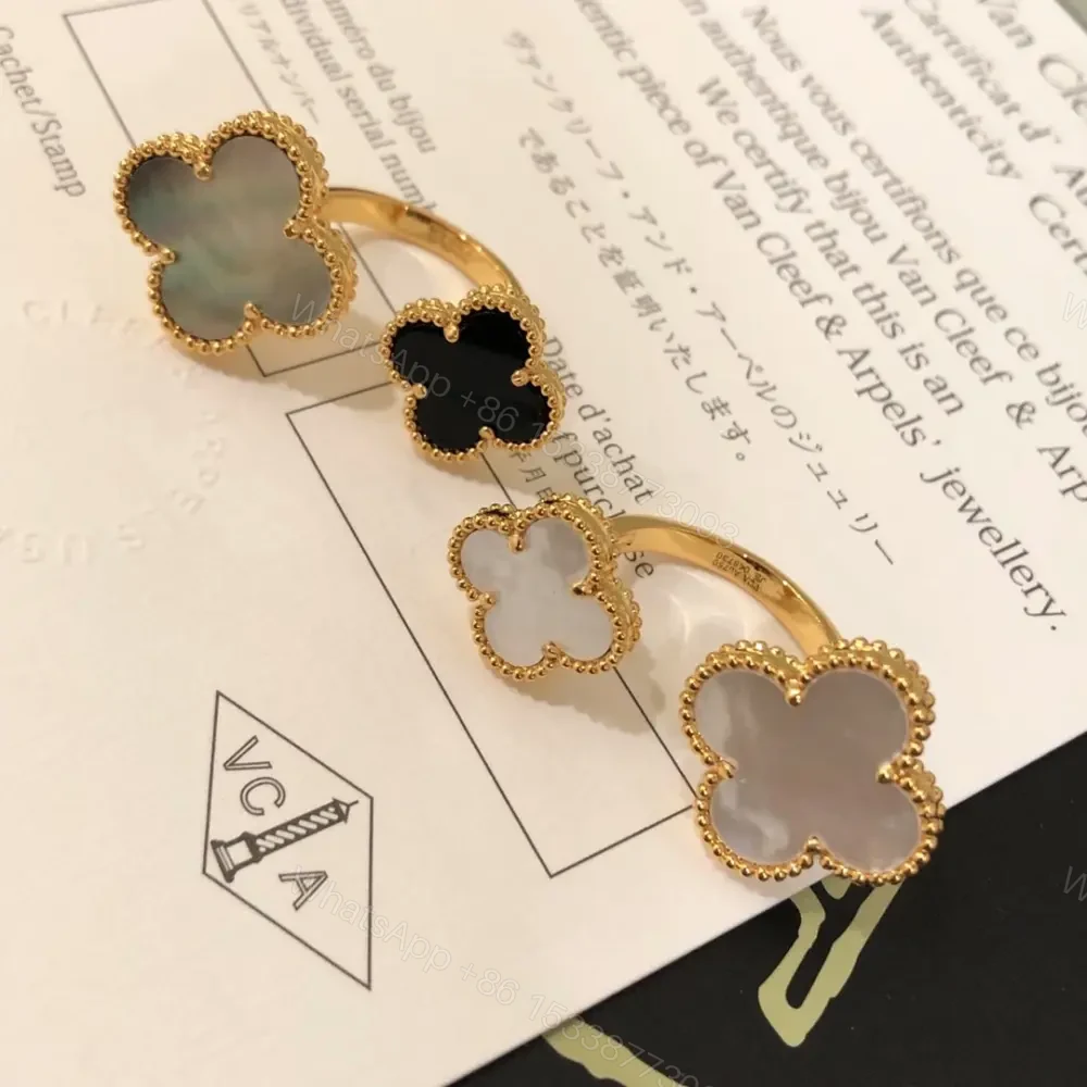 View 7 of 高仿首飾VanCleef&Arpels*RN05500貝母四葉草戒指