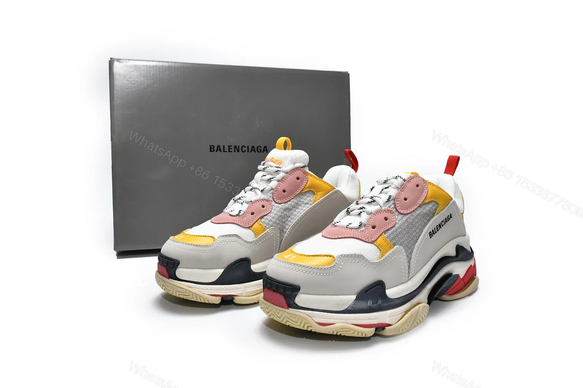 Balenciaga Triple S White Light Pink 524038 W09O5 9035 — view 2