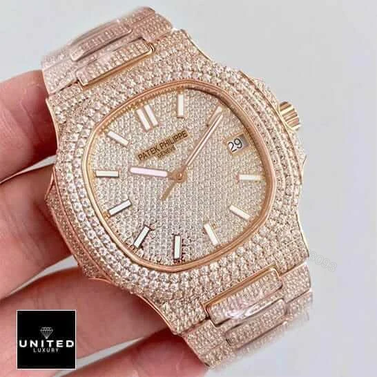 View 5 of Patek Philippe Nautilus 5719/10G-010 Replica
