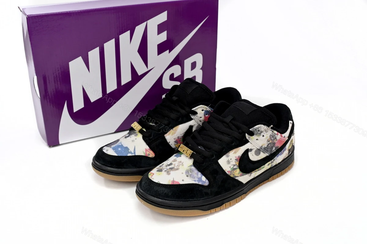 Supreme × Nike Dunk Low “Rammellzee” FD8778-001 — view 2