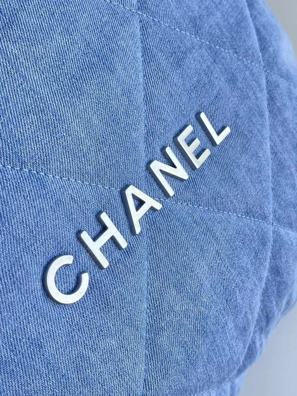 View 8 of Quilted Denim Shoulder Bag: Luxe Everyday Chic Carryall