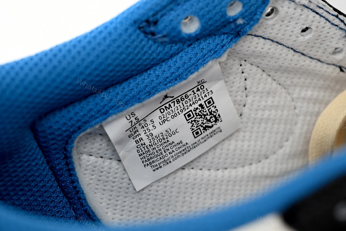 View 6 of Fragment Design x Travis Scott x Air Jordan 1 Low-DM7866-140(Top version)