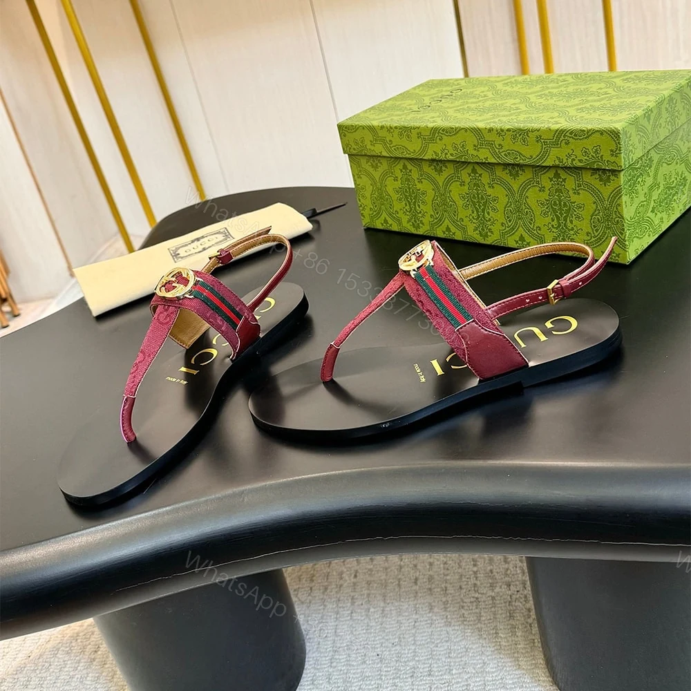 View 5 of GUCCI Women’s Interlocking G Web sandal 462507