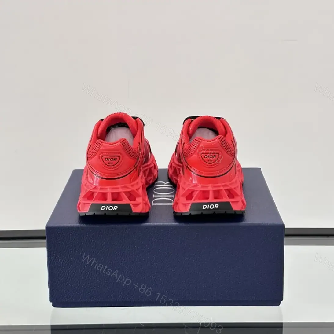 View 4 of DIOR B35 NXXT-SNEAKERS IN RED – CD235