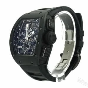 View 4 of Richard Mille RM 011 FM Super Clone : Black Phantom Carbon Fibre Flyback Chronograph