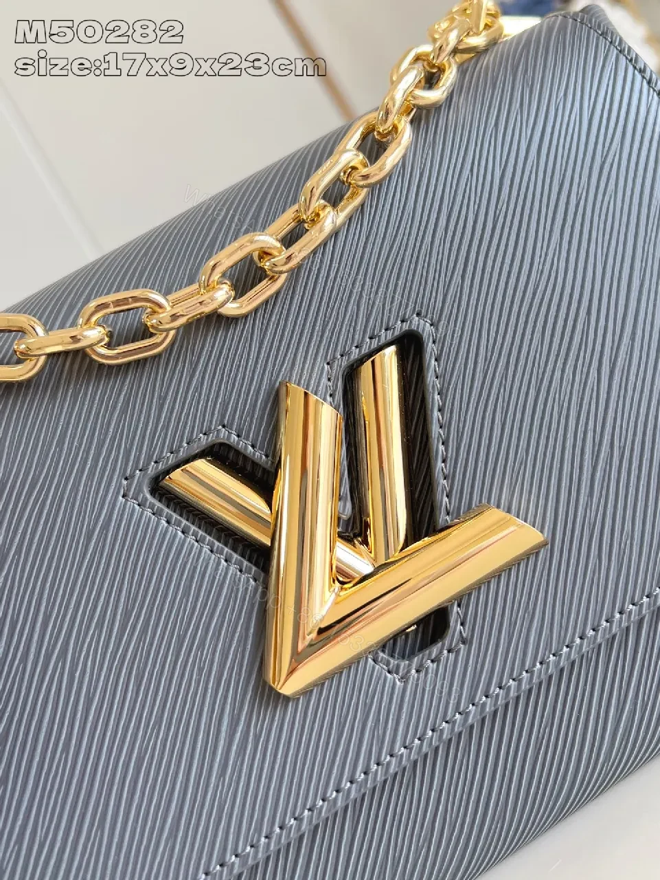 View 2 of Chic Saffiano Shoulder Bag with Gold Accent - Luxury Everyday